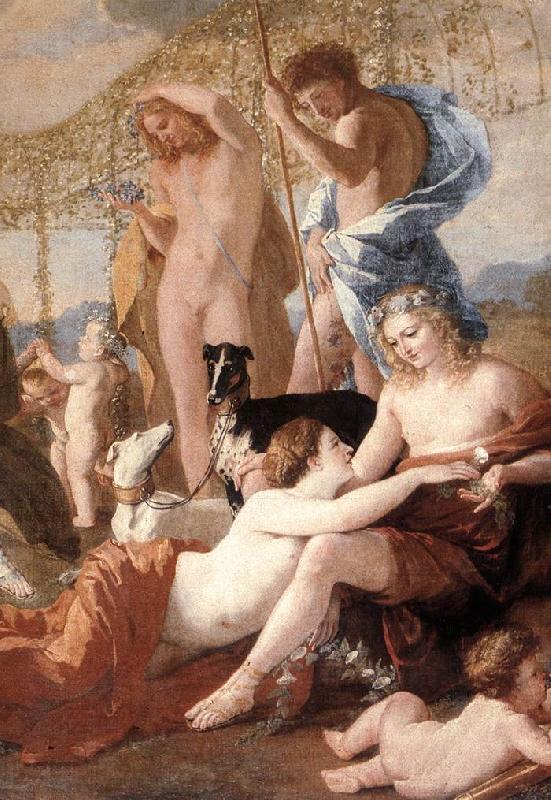 POUSSIN, Nicolas The Empire of Flora (detail) afd